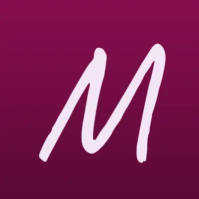 Марина, продовольственный магазин, лого-визитка